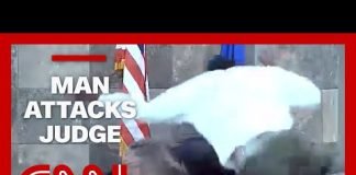 Man jumps bench and attacks judge in court