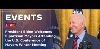 President Biden Welcomes Bipartisan Mayors Attending the U.S. Conference of Mayors Winter Meeting