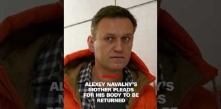 Alexey Navalny’s mother pleads for his body to be returned