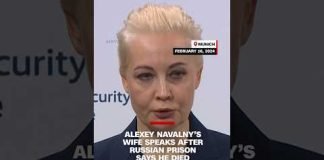 Alexey Navalny’s wife speaks after Russian prison says he died