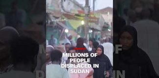 Millions of people displaced in Sudan