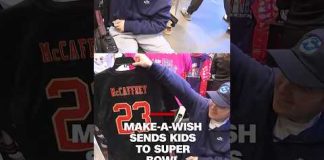 NFL superstars surprise kids at Super Bowl