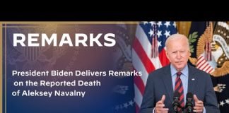 President Biden Delivers Remarks on the Reported Death of Aleksey Navalny