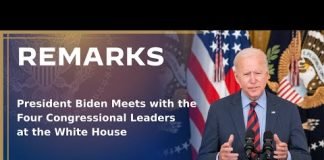 President Biden Meets with the Four Congressional Leaders at the White House