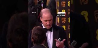 Prince William attends the BAFTA Awards solo.