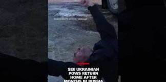 See Ukrainian POWs return home after months in Russia