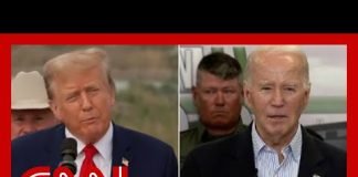 Trump and Biden speak in dueling events at Texas-Mexico border