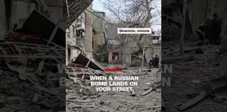 When a Russian bomb lands on your street