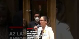 Arizona lawmaker announces abortion decision during floor speech