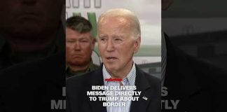 Biden delivers message directly to Trump about border