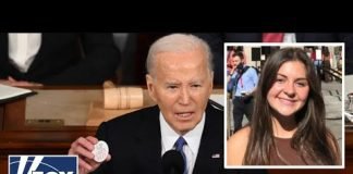 Biden mispronounces Laken Riley's name during the State of the Union
