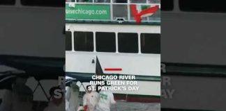 Chicago river runs green for St. Patrick’s Day