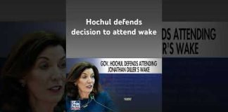 Hochul on attending Diller’s wake: ‘I would do it again’ #shorts