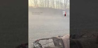 Hot air balloon crashes into power line #cnn #hotairballoon