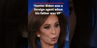 Judge Jeanine: We know the Bidens are liars #shorts