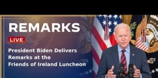 President Biden Delivers Remarks at the Friends of Ireland Luncheon