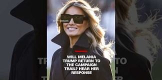 See the moment Melania Trump is asked about returning to campaign trail