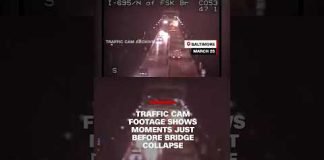 Traffic cam footage shows moments just before bridge collapse