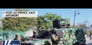 US military airlifts personnel from embassy in Haiti