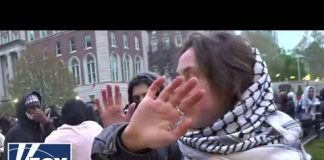Anti-Israel protesters at Columbia University refuse to talk to Fox News