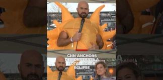 CNN anchors demonstrate a total solar eclipse