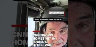 CNN shows homes hit in Israel’s other war