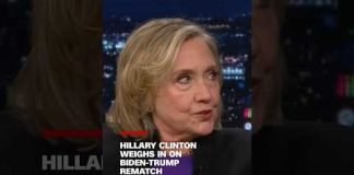 Hillary Clinton weighs in on Biden-Trump rematch