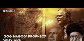 How do Christian Zionists use the 'Gog-Magog' prophecy to support Israel?