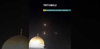 Interceptions in skies over Al Aqsa