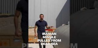 Iranian missile pulled from Dead Sea