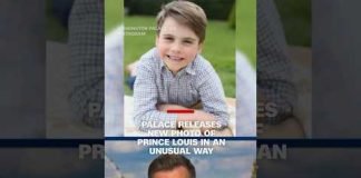 Palace releases new photo of Prince Louis in an unusual way