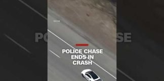 Police chase ends in crash