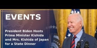 President Biden and the First Lady Greet Prime Minister Kishida and Mrs. Kishida of Japan