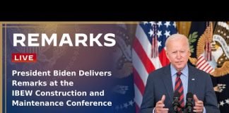 President Biden Delivers Remarks at the IBEW Construction and Maintenance Conference