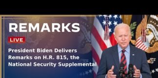 President Biden Delivers Remarks on H.R. 815, the National Security Supplemental