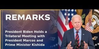 President Biden Holds a Trilateral Meeting with President Marcos and Prime Minister Kishida