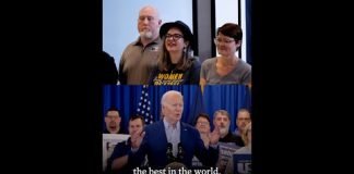 President Biden with U.S. Steel Workers