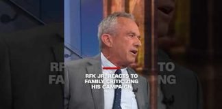 RFK Jr. reacts to family criticizing his campaign