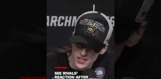 See rivals’ reaction after Iowa defeats LSU in NCAA tournament