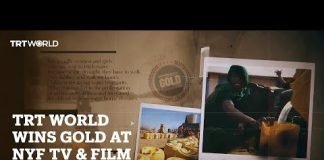 TRT World's 'Fighting for Water' wins gold at New York Festivals