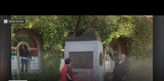 USC president meets with student protesters