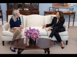 Vice President Harris Meets with Columbine Survivor Heather Martin