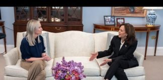 Vice President Harris Meets with Columbine Survivor Heather Martin