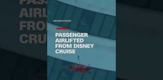 Video shows passenger airlifted from Disney cruise ship