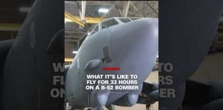 What it's like to fly for 33 hours on a B-52 bomber