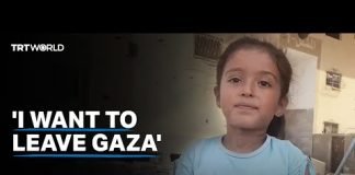 9-year-old Ghazal from besieged Gaza dreams of escaping war-torn Gaza for Türkiye