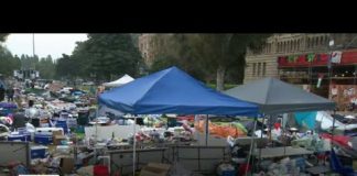 Aftermath of encampment on UCLA campus