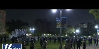 Anti-Israel protesters at UCLA in standoff with law enforcement