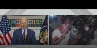 Biden says 'violent protest is not protected' after arrests at UCLA