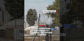 CNN questions soldiers at Israeli detention center